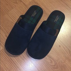 Polo Ralph Laure Mule Slippers Navy Size 10 men